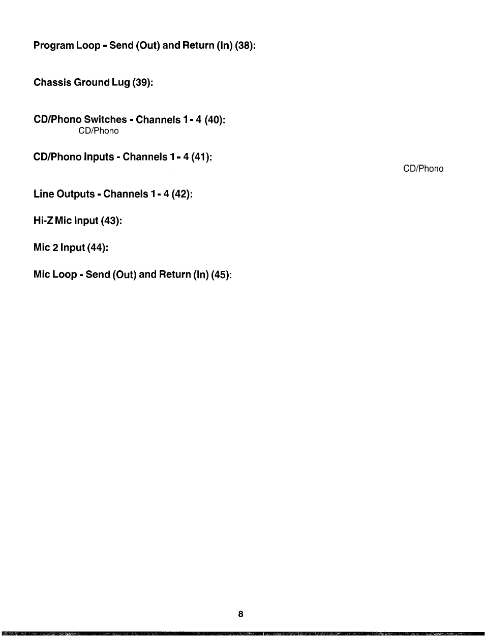 Peavey 1000 User Manual | Page 8 / 16