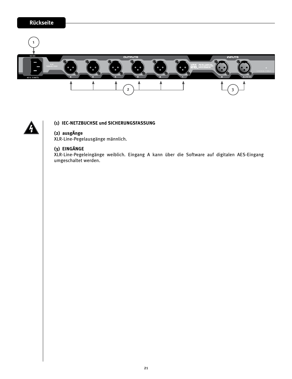 Peavey 26 User Manual | Page 21 / 56