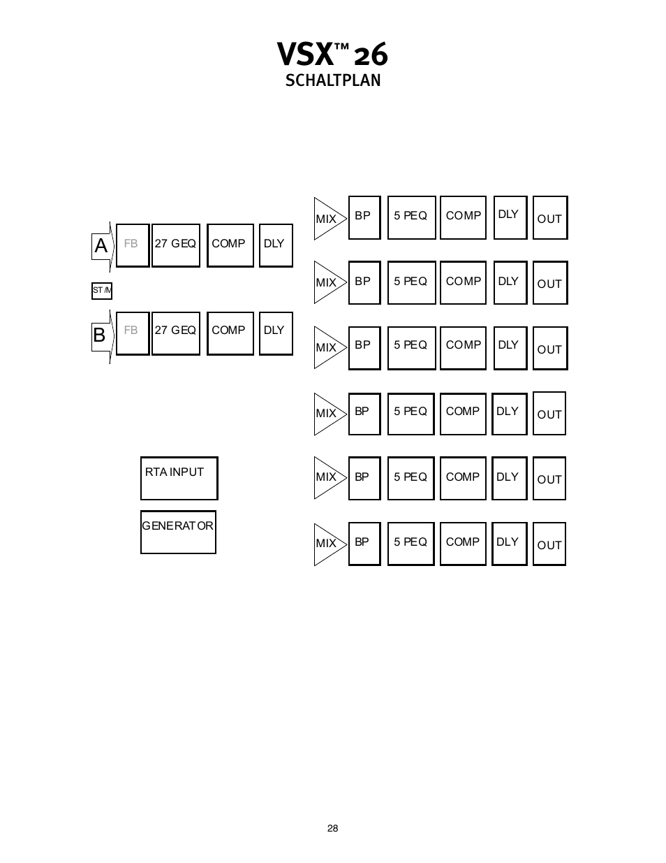 Schaltplan | Peavey 26 User Manual | Page 28 / 56