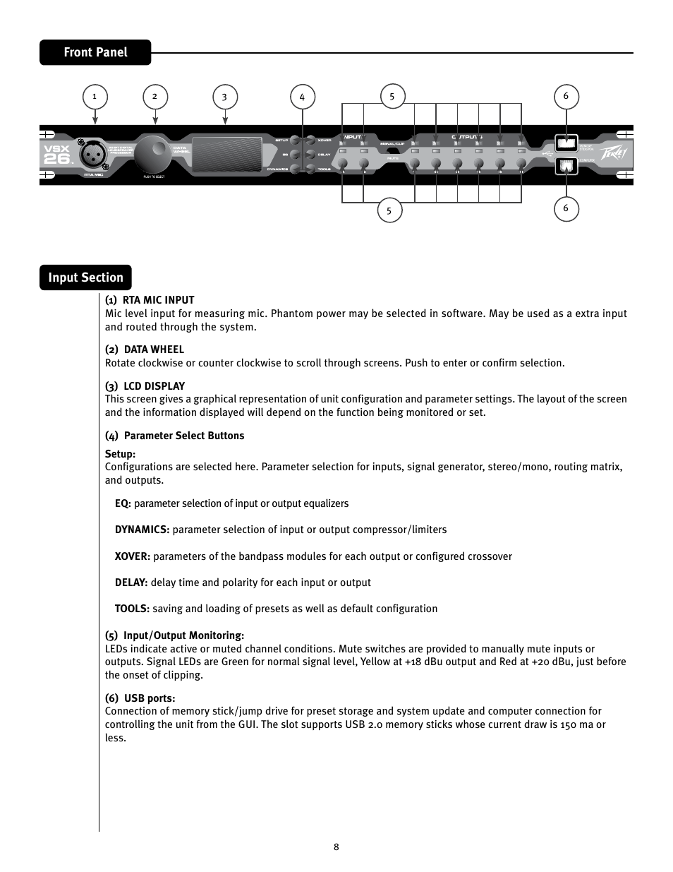 Peavey 26 User Manual | Page 8 / 56