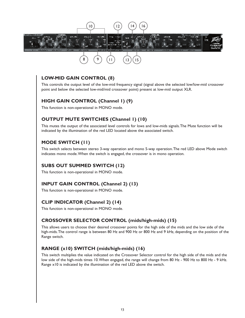 Peavey PV 35XO User Manual | Page 13 / 56