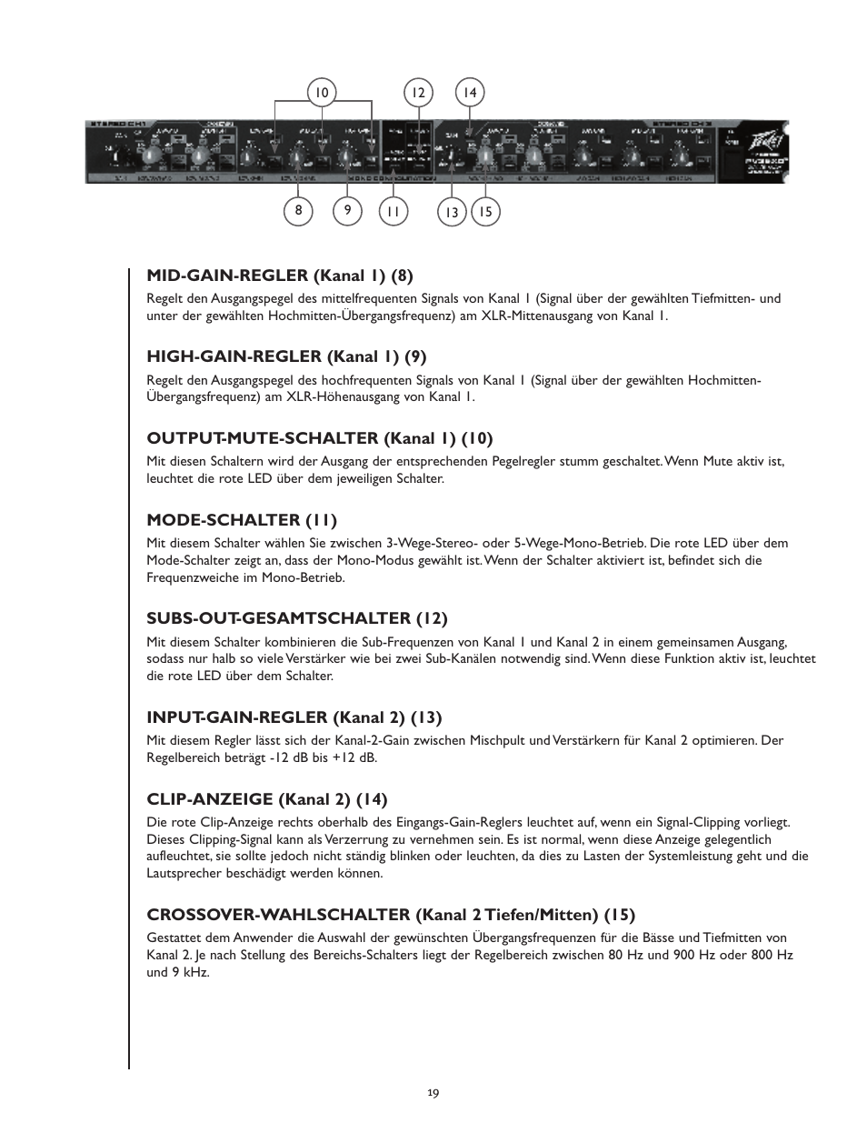 Peavey PV 35XO User Manual | Page 19 / 56