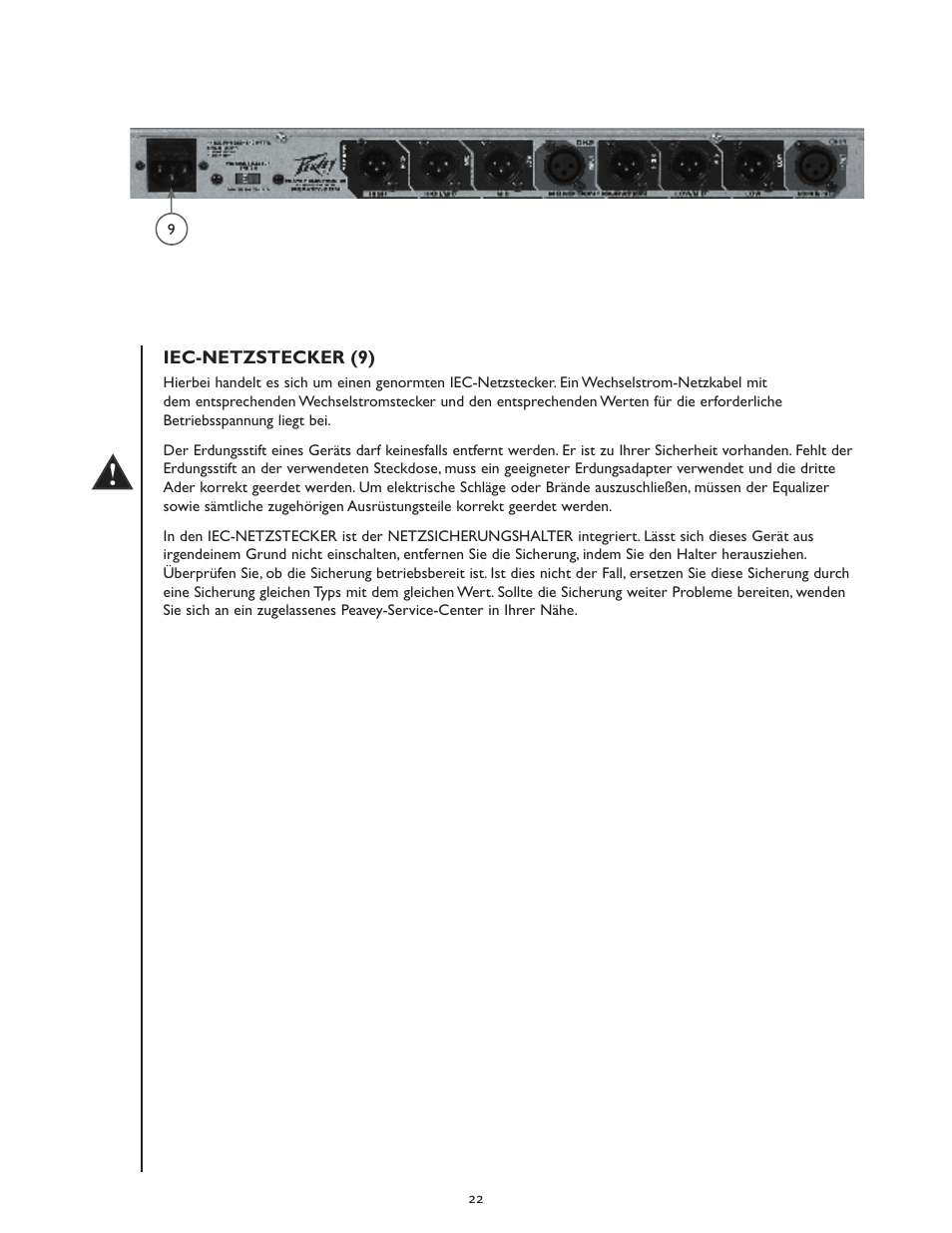 Peavey PV 35XO User Manual | Page 22 / 56