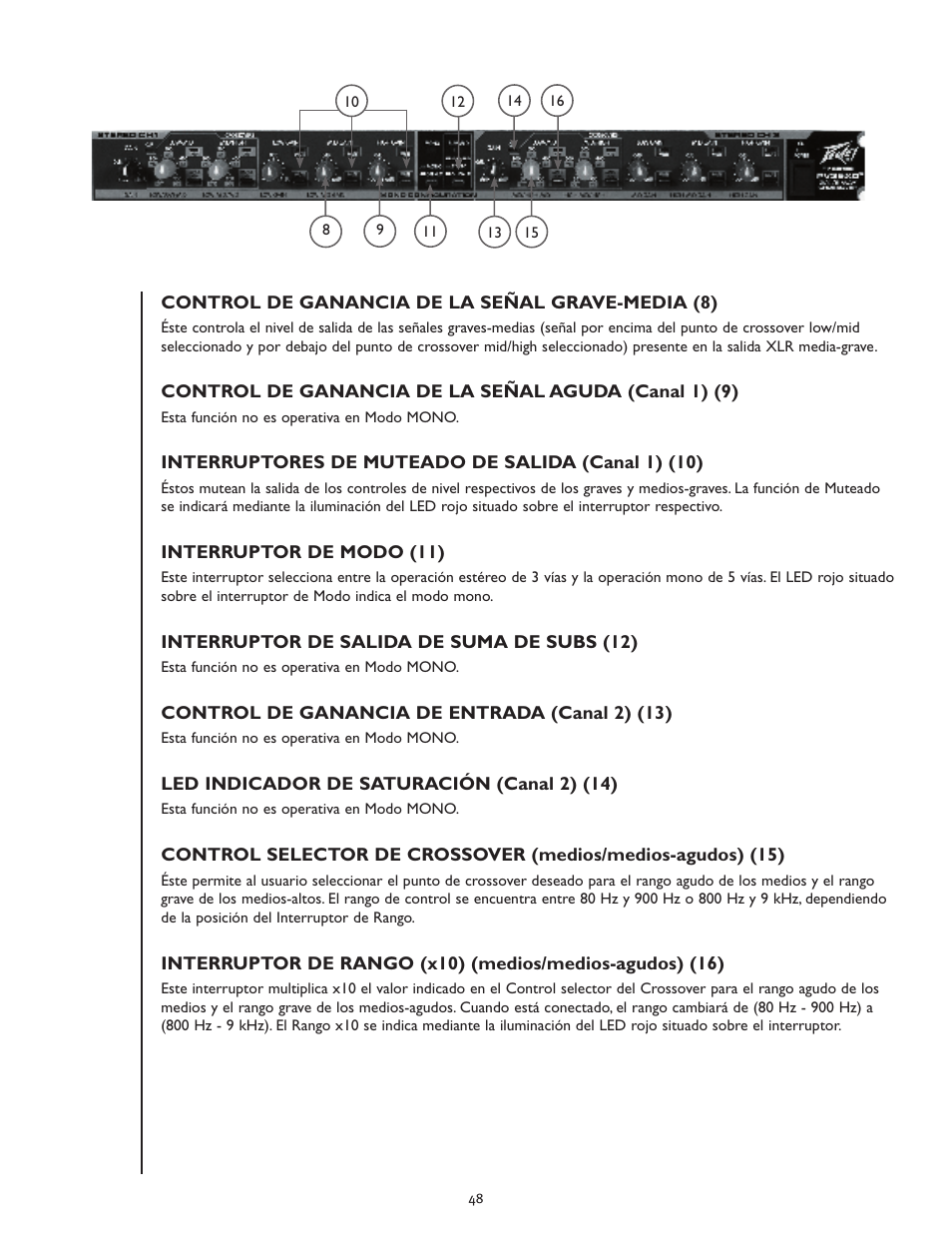 Peavey PV 35XO User Manual | Page 48 / 56