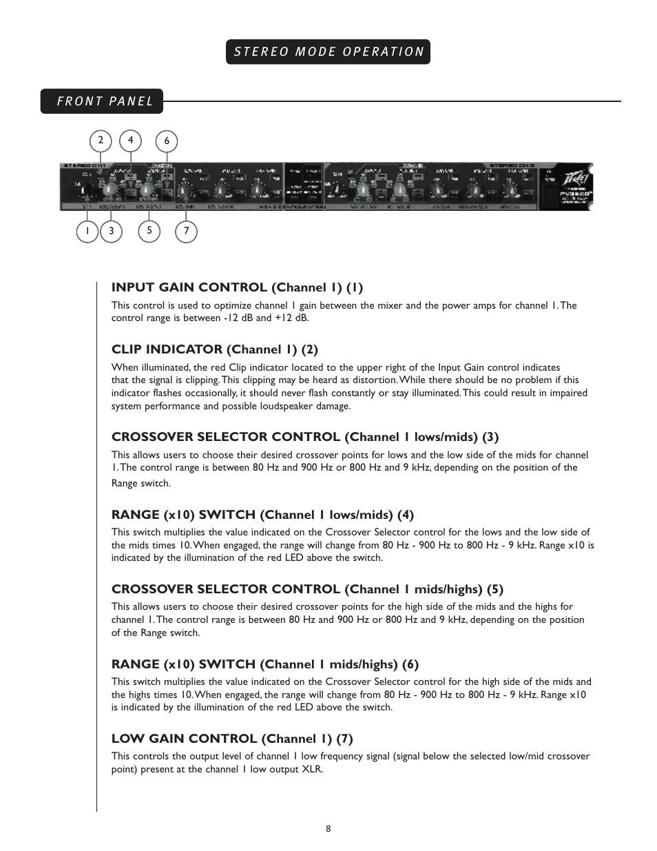 Peavey PV 35XO User Manual | Page 8 / 56