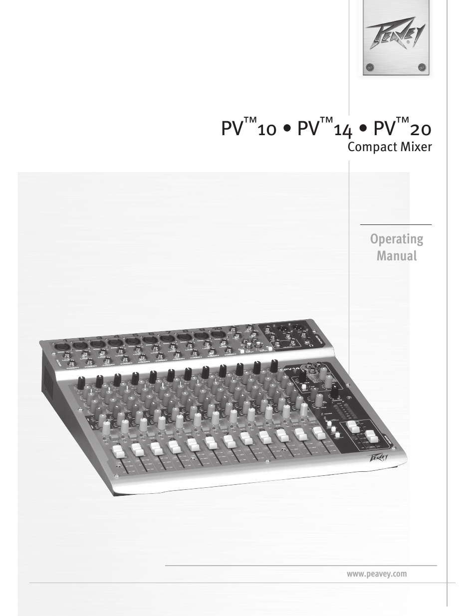 Peavey PV 20 User Manual | 48 pages