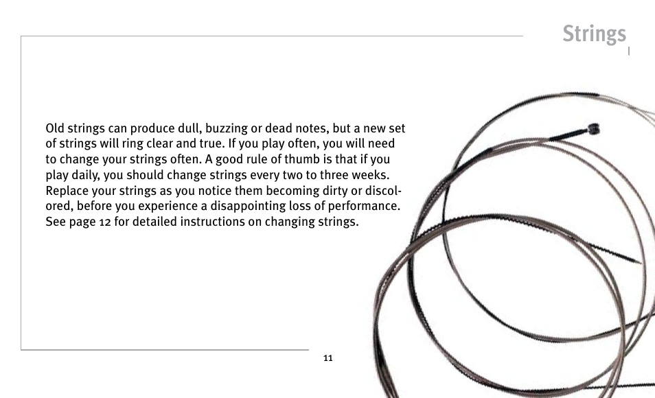 Strings | Peavey Guitar User Manual | Page 11 / 24