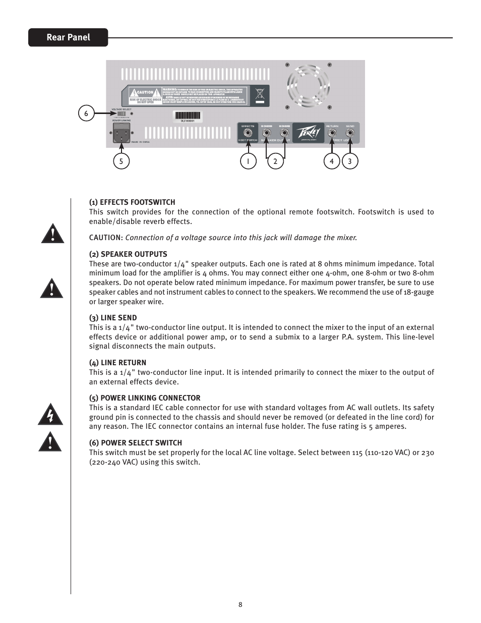 Peavey PVTMi 8B User Manual | Page 8 / 16