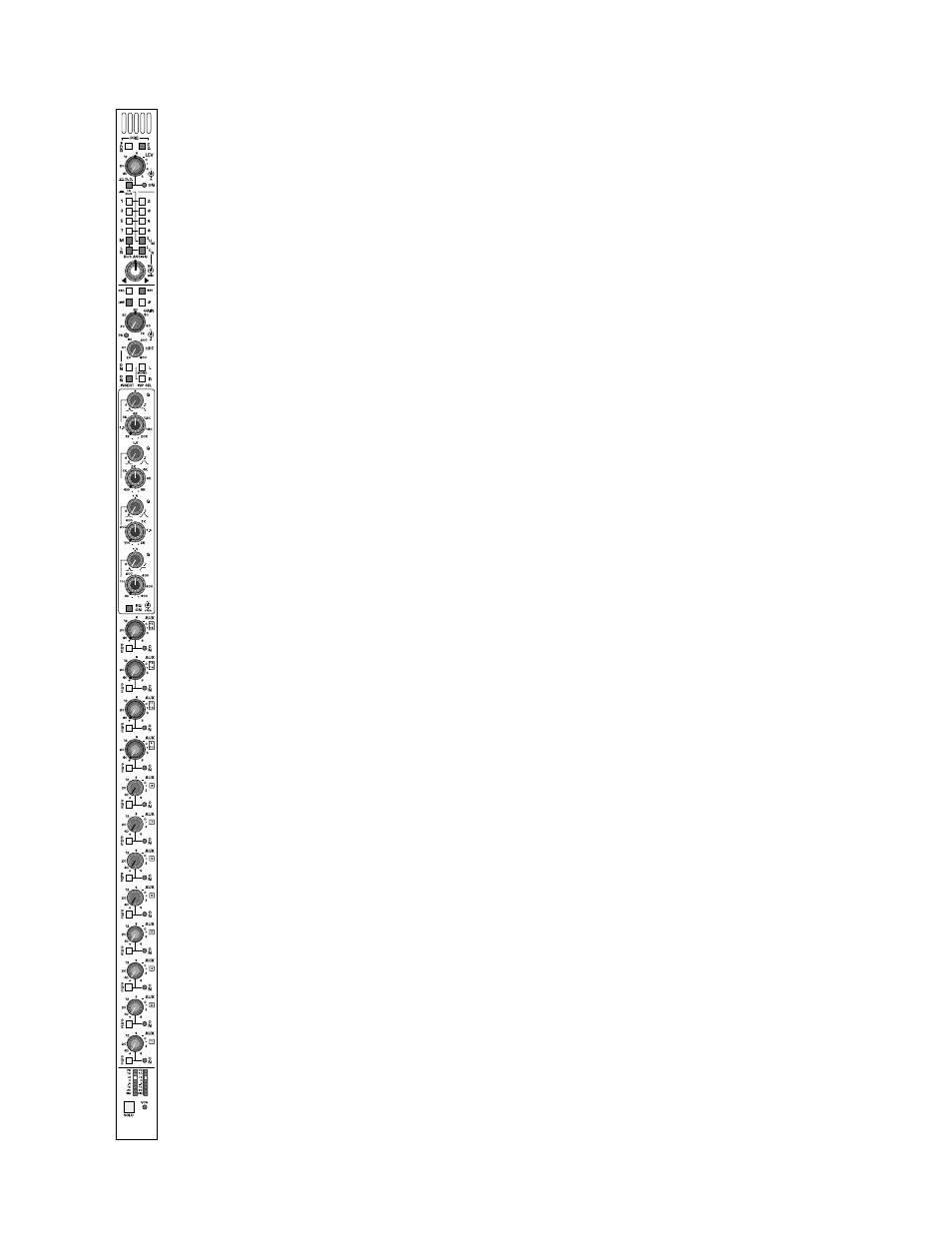 Stereo input module, Group assignment features | Peavey V12 User Manual | Page 11 / 67