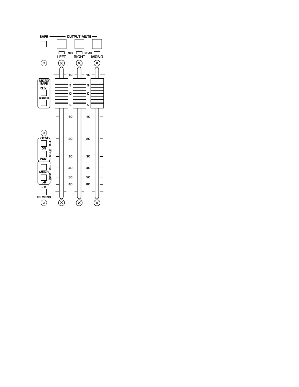 Group output module, Matrix, aux, group | Peavey V12 User Manual | Page 30 / 67