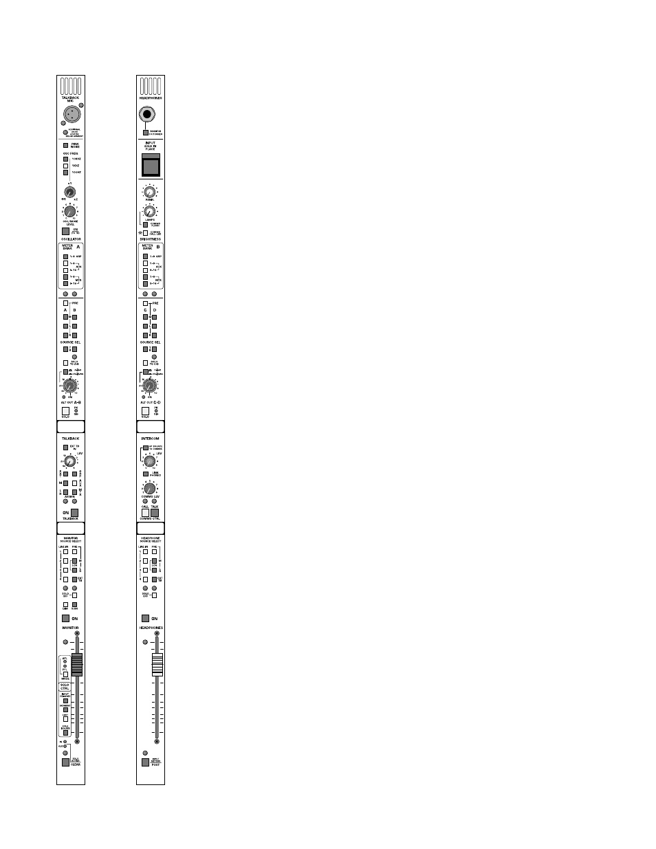 Master modules, M1, m2 | Peavey V12 User Manual | Page 38 / 67