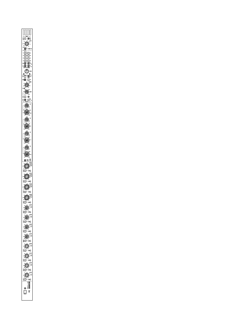 Mono input module, Input features | Peavey V12 User Manual | Page 4 / 67