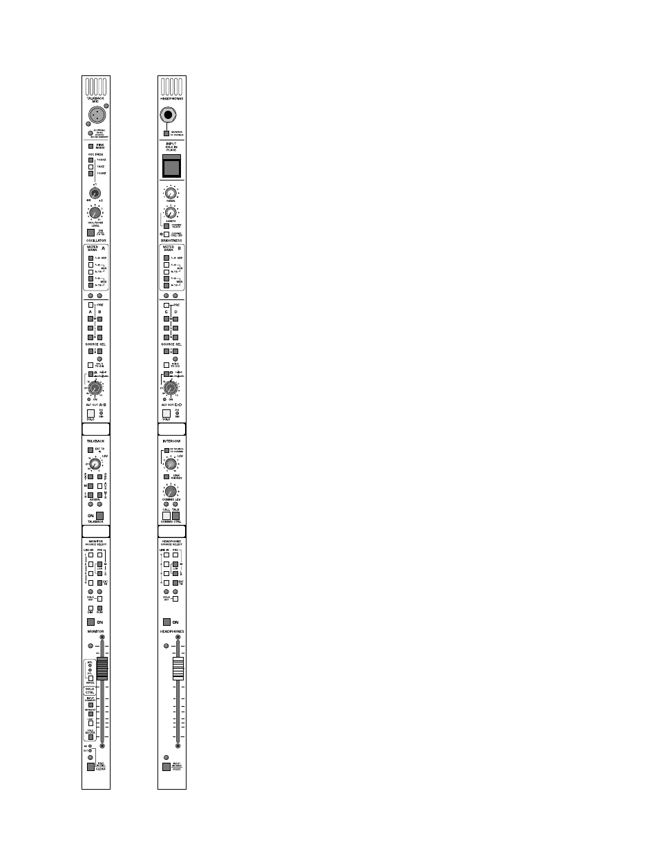 Master modules, M1, m2 | Peavey V12 User Manual | Page 41 / 67