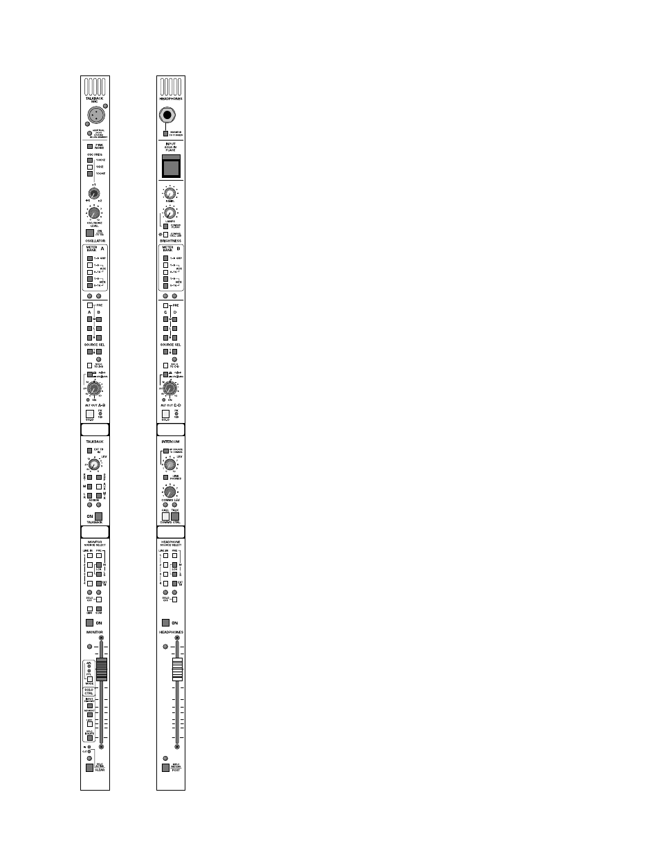 Master modules, M1, m2 | Peavey V12 User Manual | Page 43 / 67