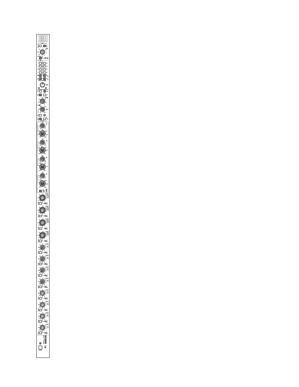Mono input module, Eq features | Peavey V12 User Manual | Page 5 / 67