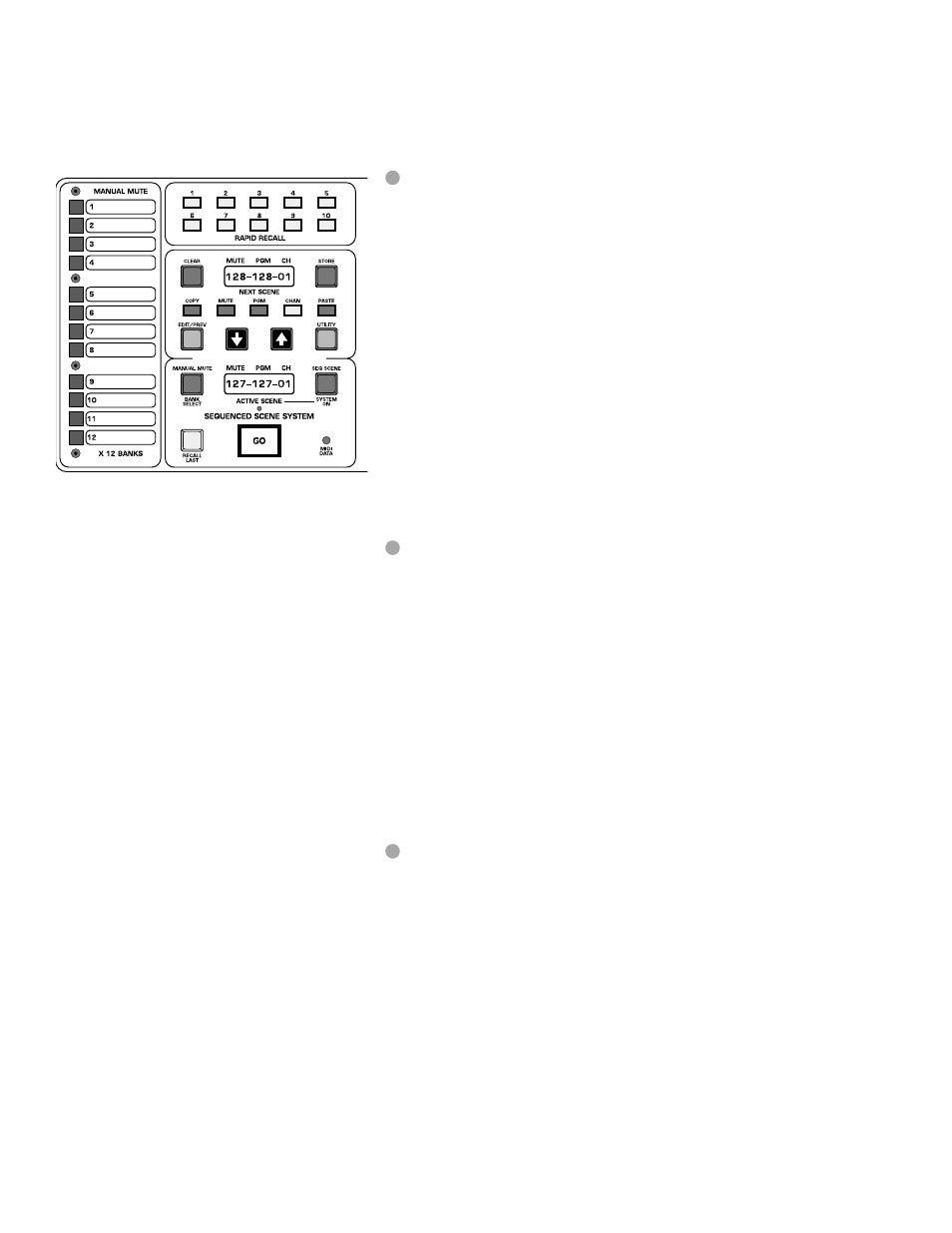 Micro mute system, Micro operation | Peavey V12 User Manual | Page 54 / 67