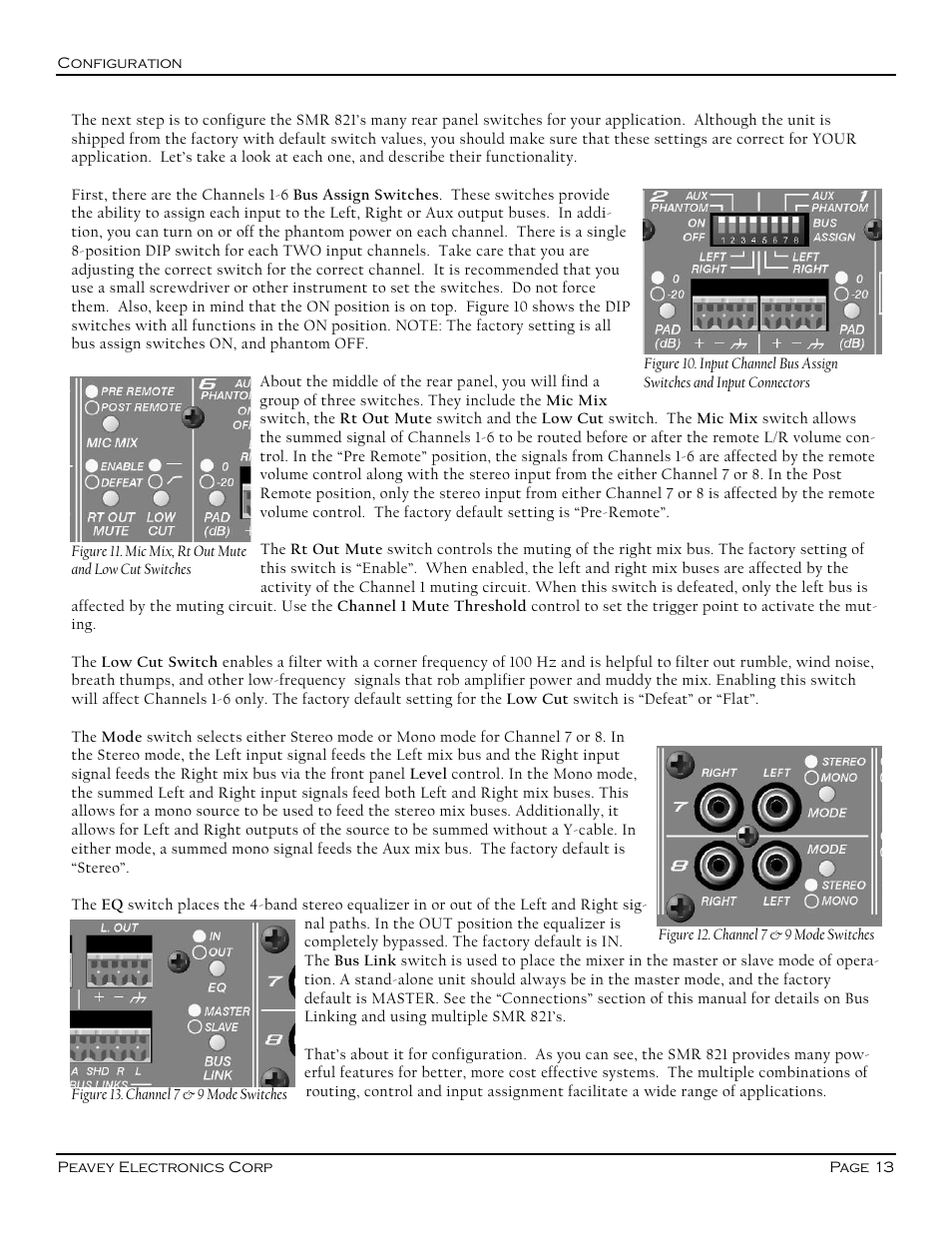 Peavey SMR 821 User Manual | Page 13 / 32