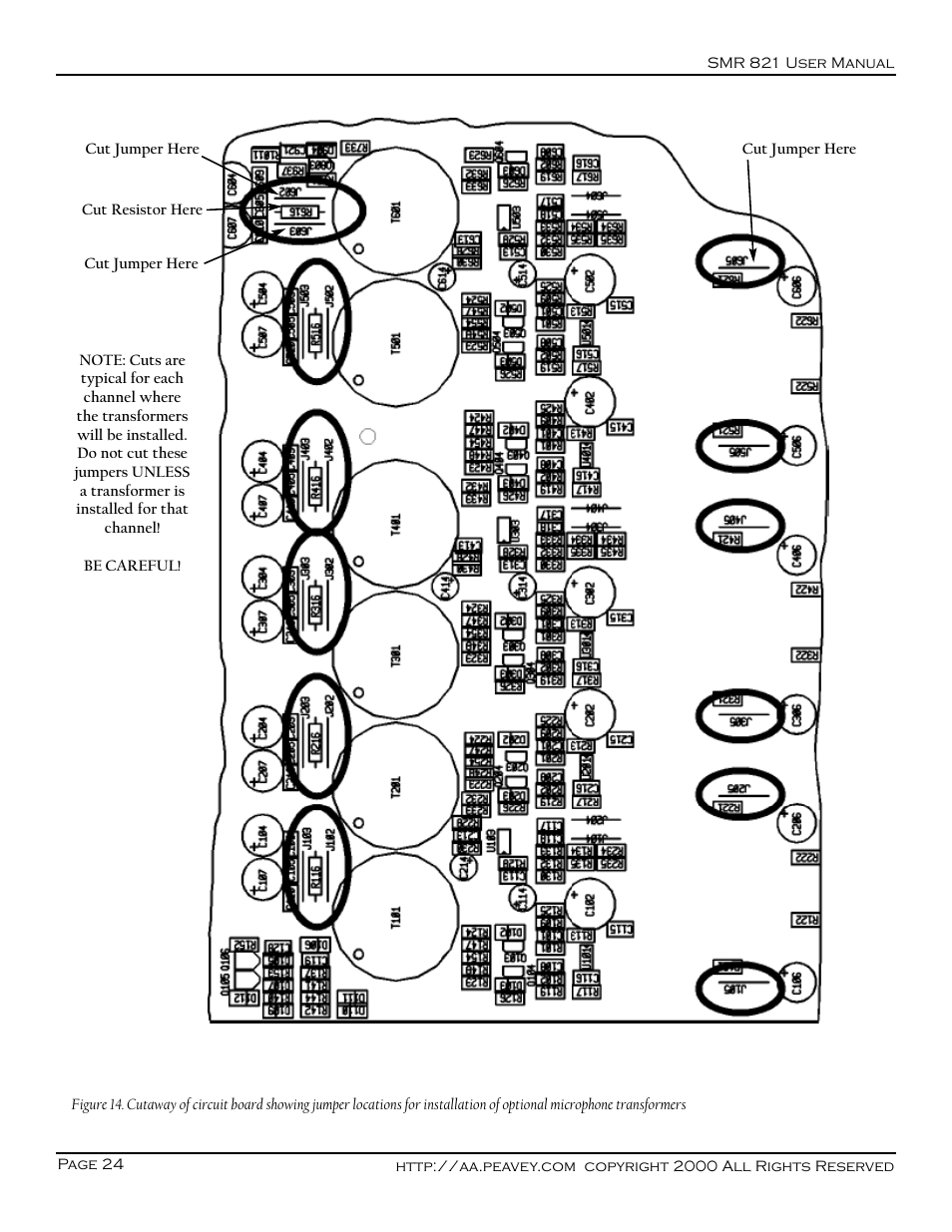 Peavey SMR 821 User Manual | Page 24 / 32