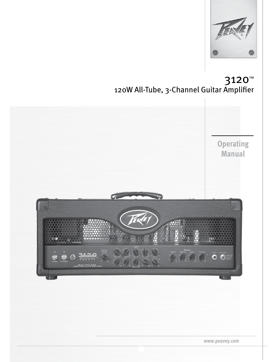 Peavey 3120 User Manual | 30 pages