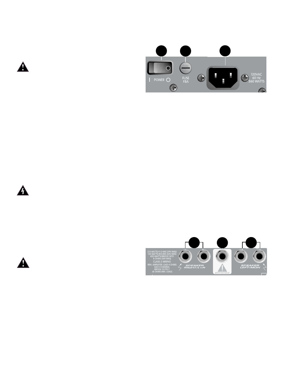 Peavey XR 800F User Manual | Page 4 / 48