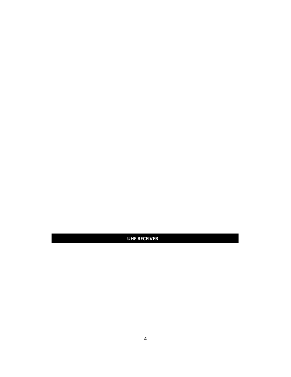 Peavey PV 1 UHF User Manual | Page 4 / 12