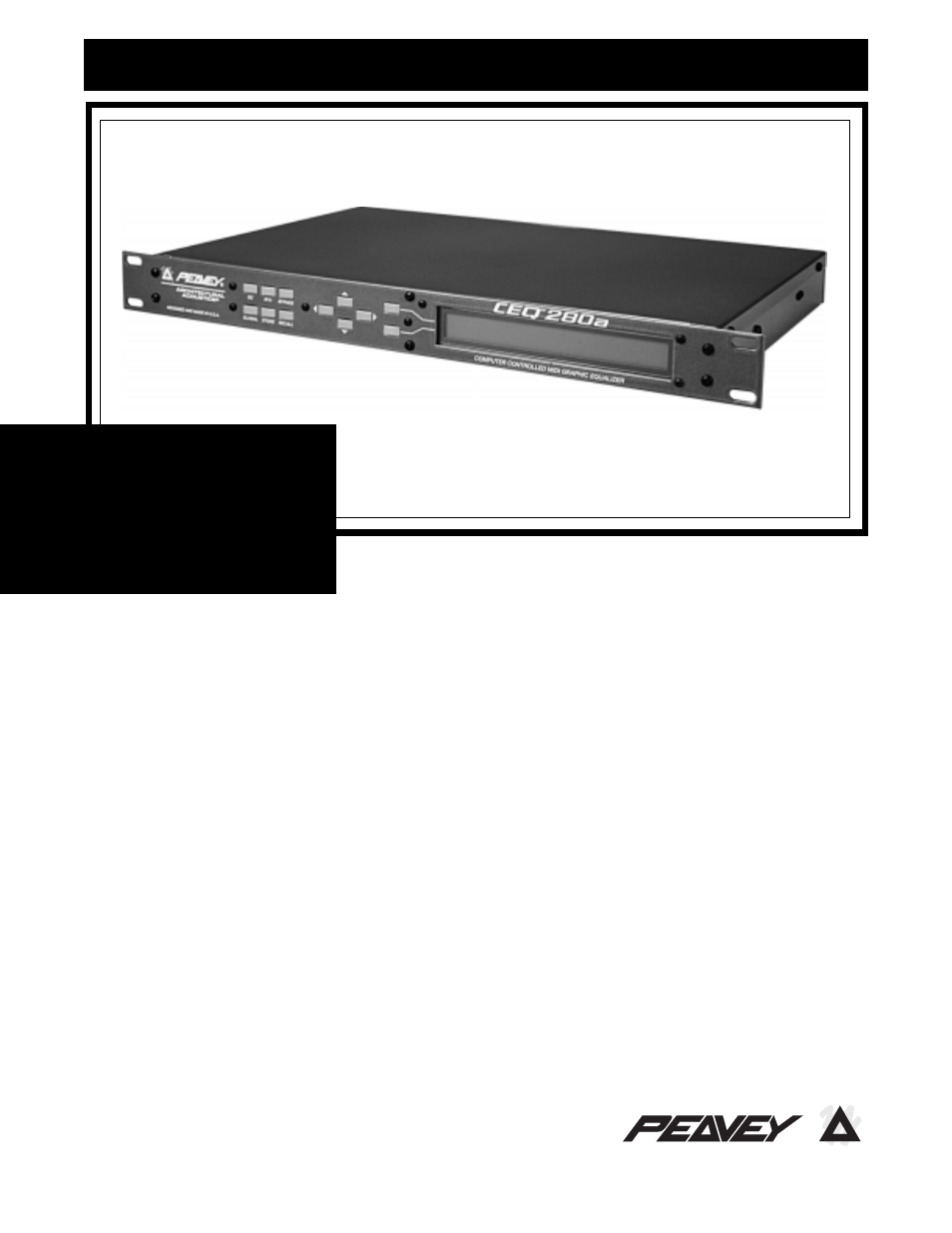 Peavey CEQ 280a User Manual | 2 pages