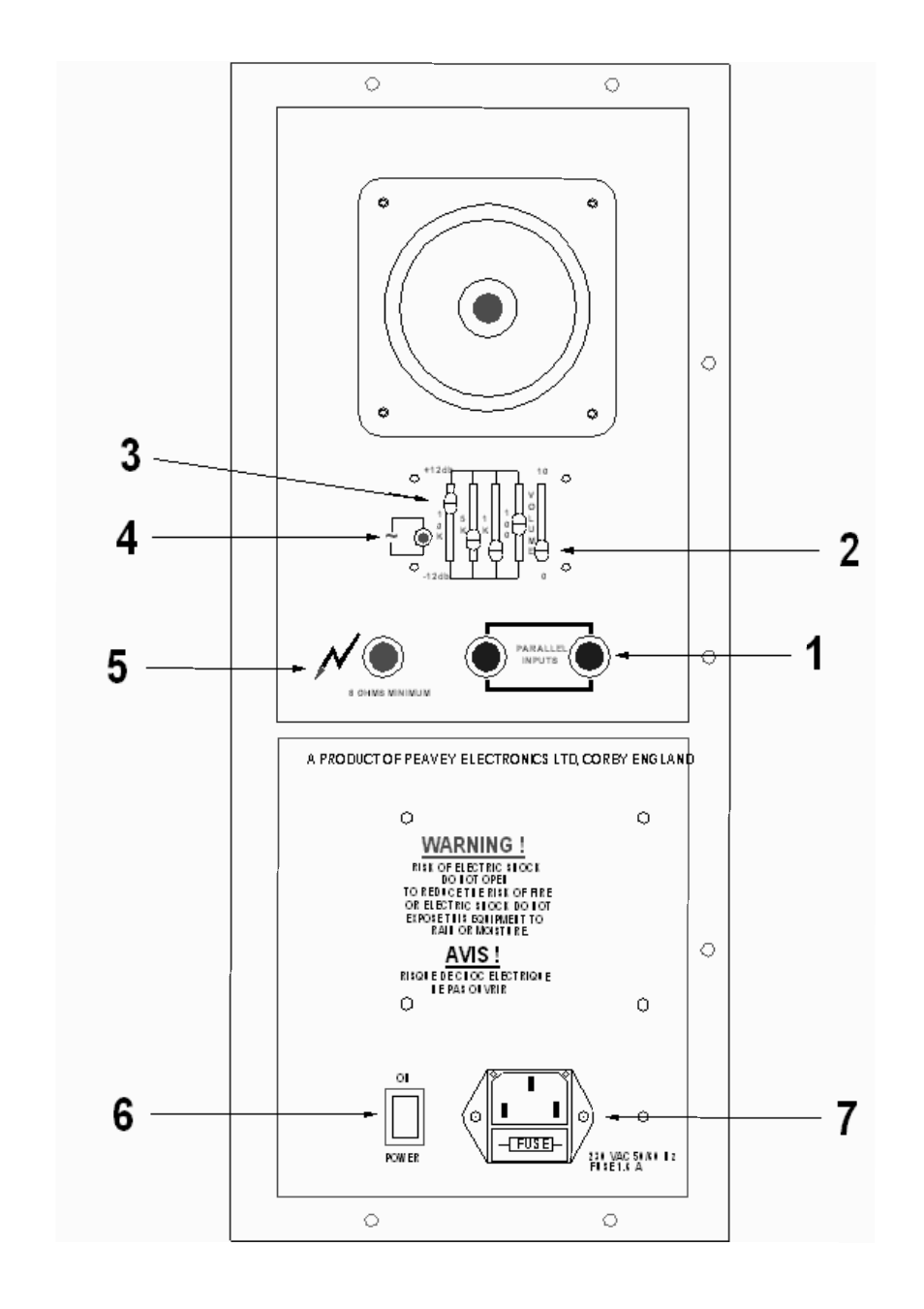 Peavey 15PM User Manual | Page 6 / 7