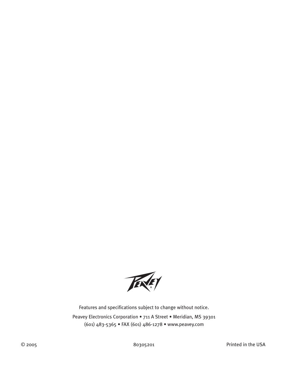 Peavey KOSMOS V2 User Manual | Page 28 / 28