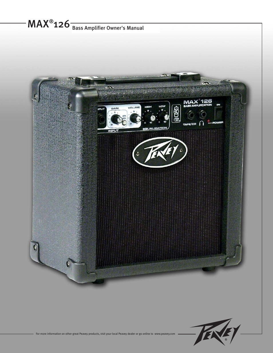 Peavey 126 User Manual | 24 pages