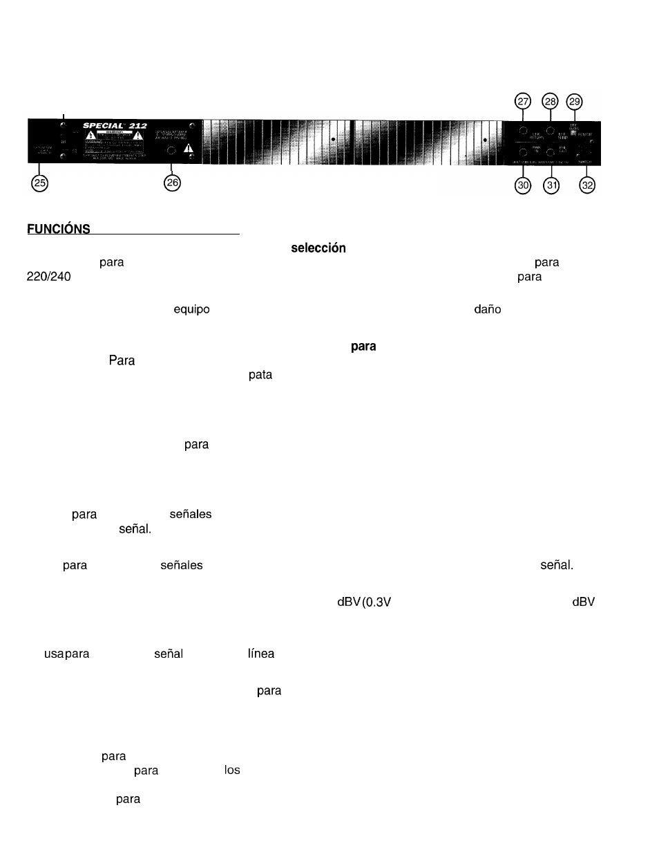 Peavey Special 212 User Manual | Page 10 / 20