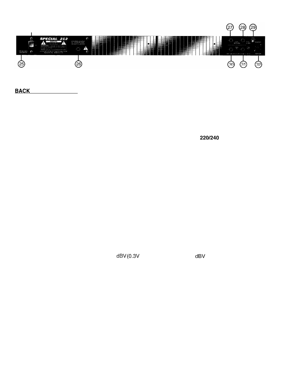 Peavey Special 212 User Manual | Page 5 / 20