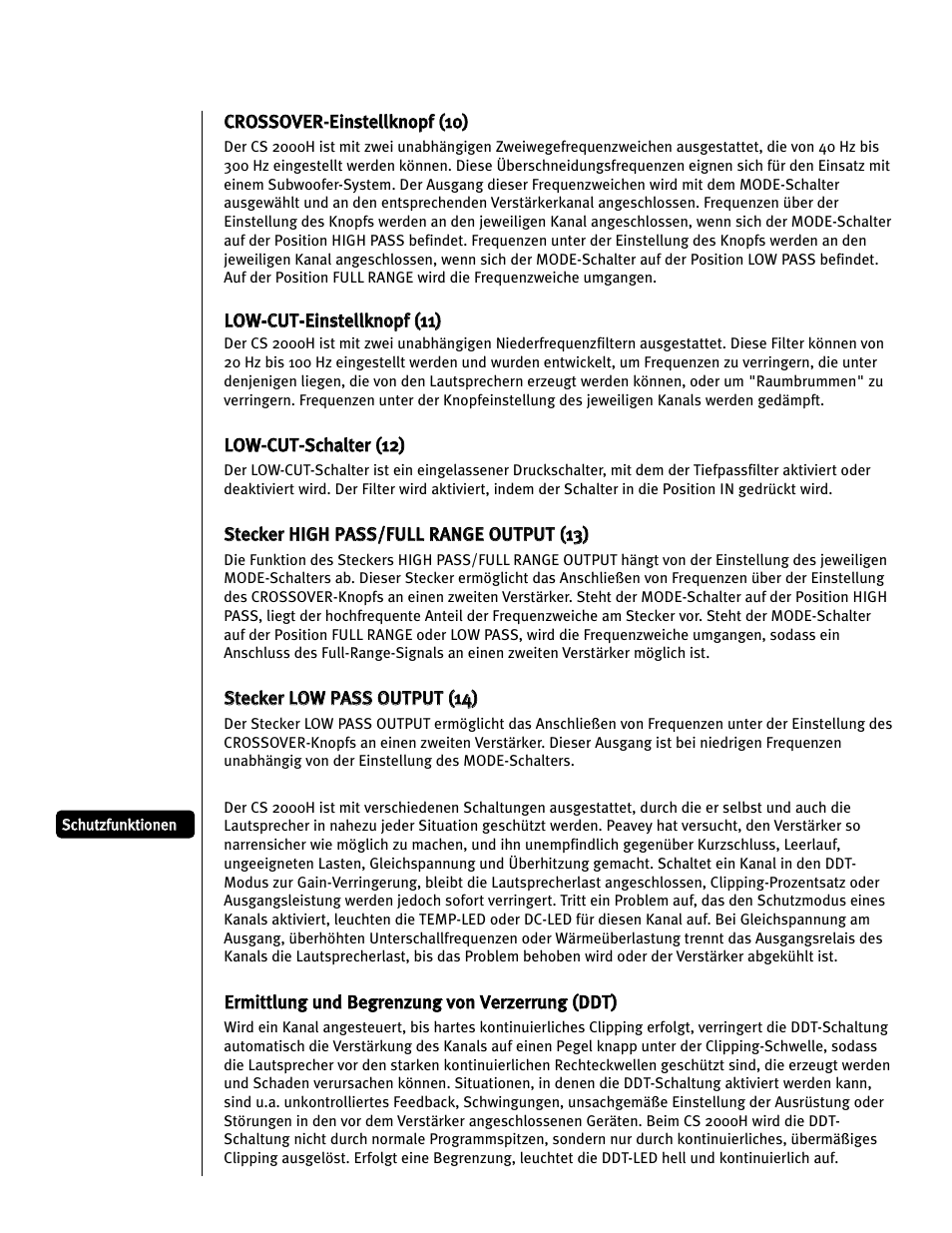 Peavey 12/0280304941 User Manual | Page 23 / 56