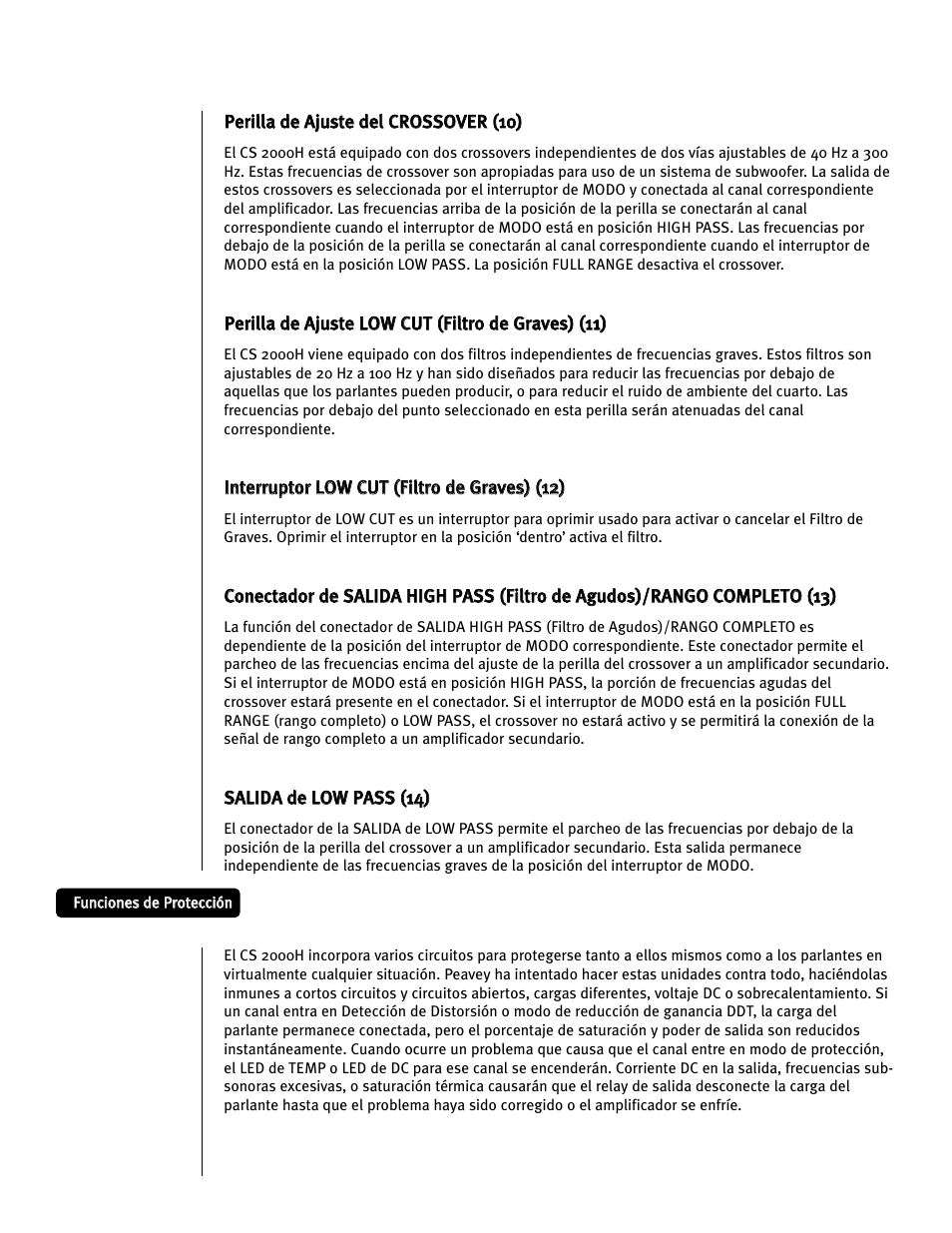 Peavey 12/0280304941 User Manual | Page 36 / 56