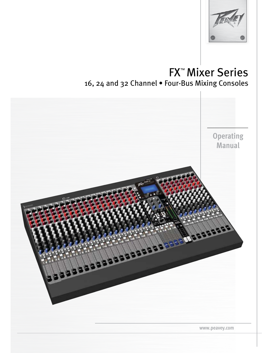 Peavey Mixer User Manual | 92 pages