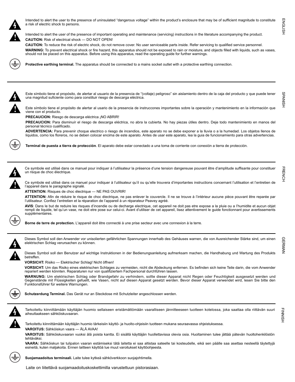 Peavey Mixer User Manual | Page 2 / 92