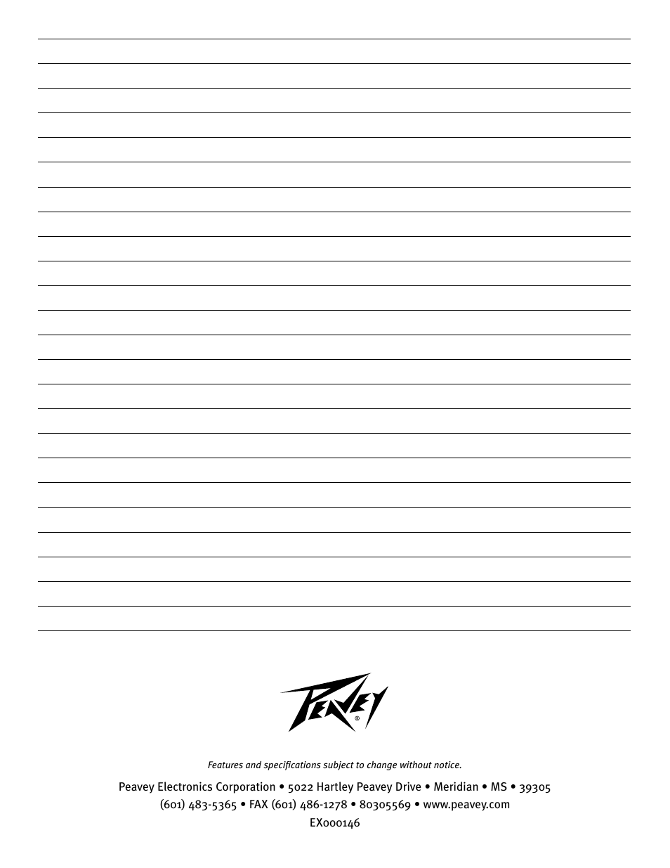 Peavey Mixer User Manual | Page 88 / 92