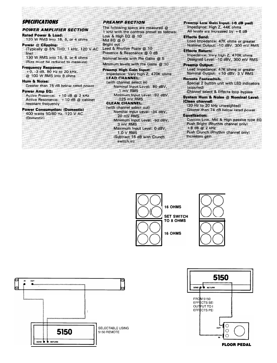 Peavey 5150 User Manual | Page 5 / 6