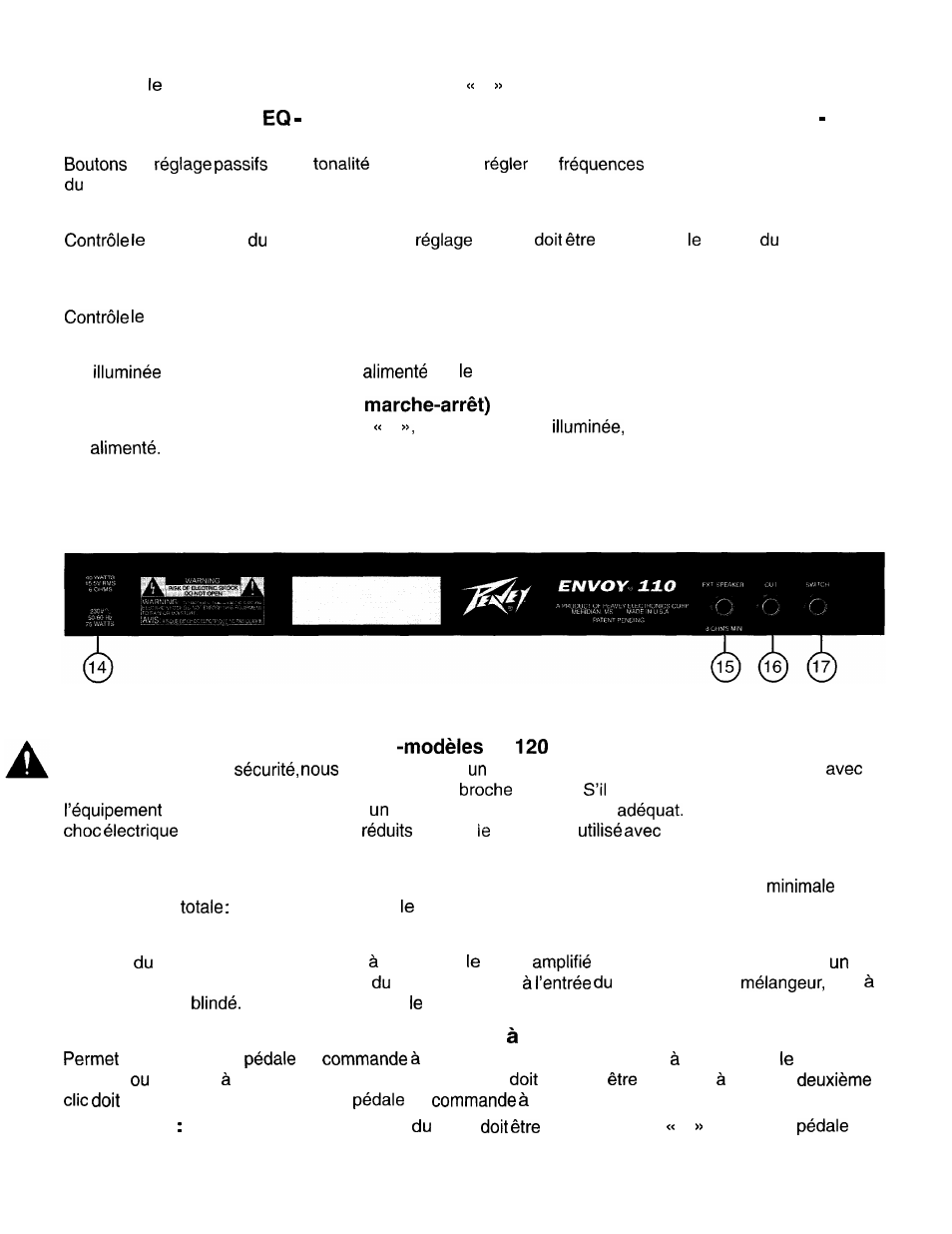 Peavey ENVOY 110 User Manual | Page 11 / 16