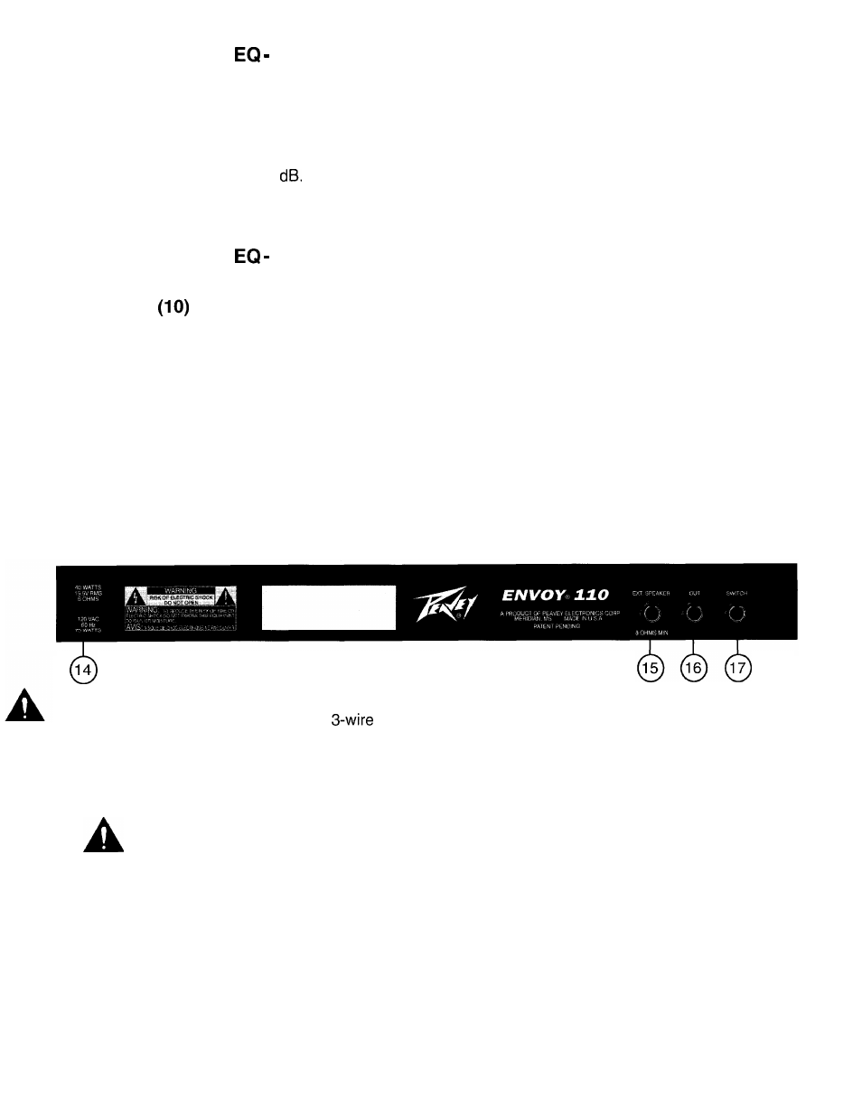 Peavey ENVOY 110 User Manual | Page 4 / 16