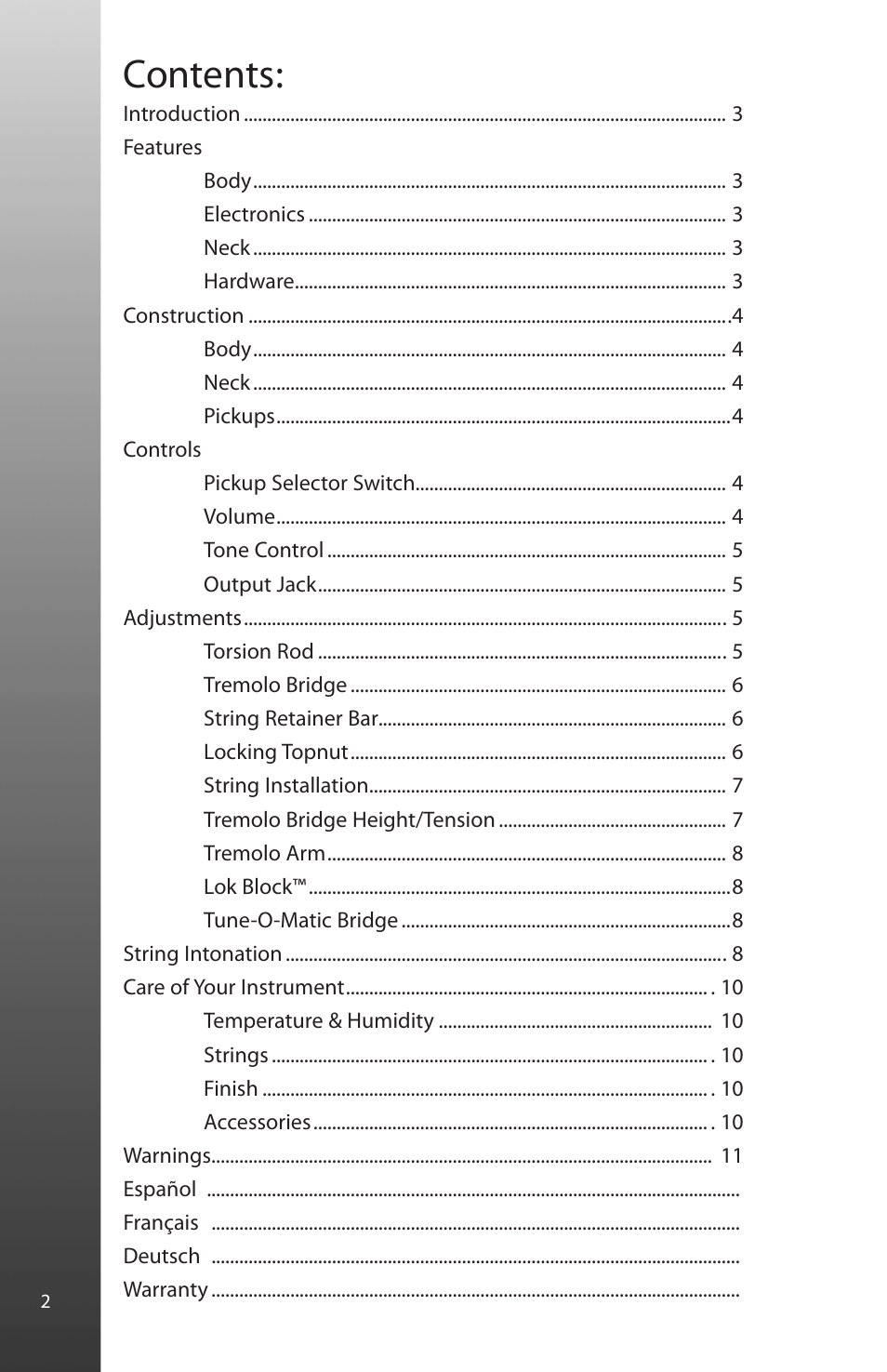 Peavey HP Special User Manual | Page 3 / 16