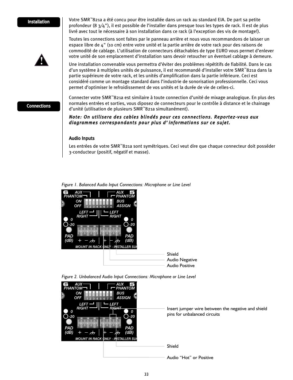 Peavey SMRTM 821a User Manual | Page 33 / 52