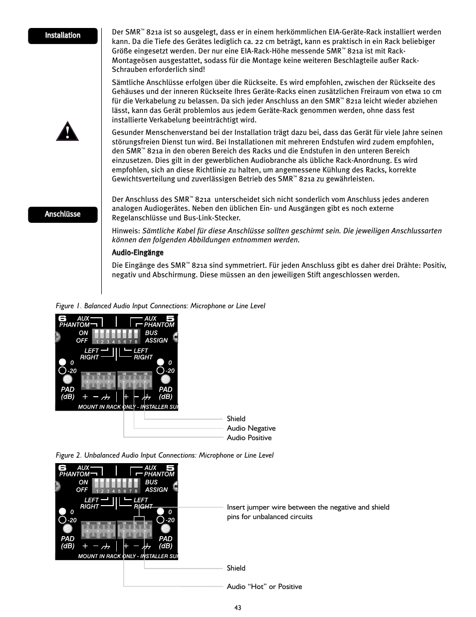 Peavey SMRTM 821a User Manual | Page 43 / 52