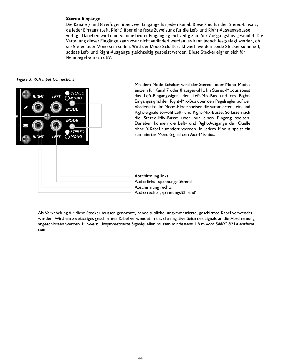 Peavey SMRTM 821a User Manual | Page 44 / 52