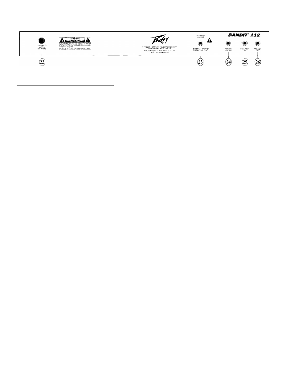 Peavey Bandit 112 User Manual | Page 11 / 20