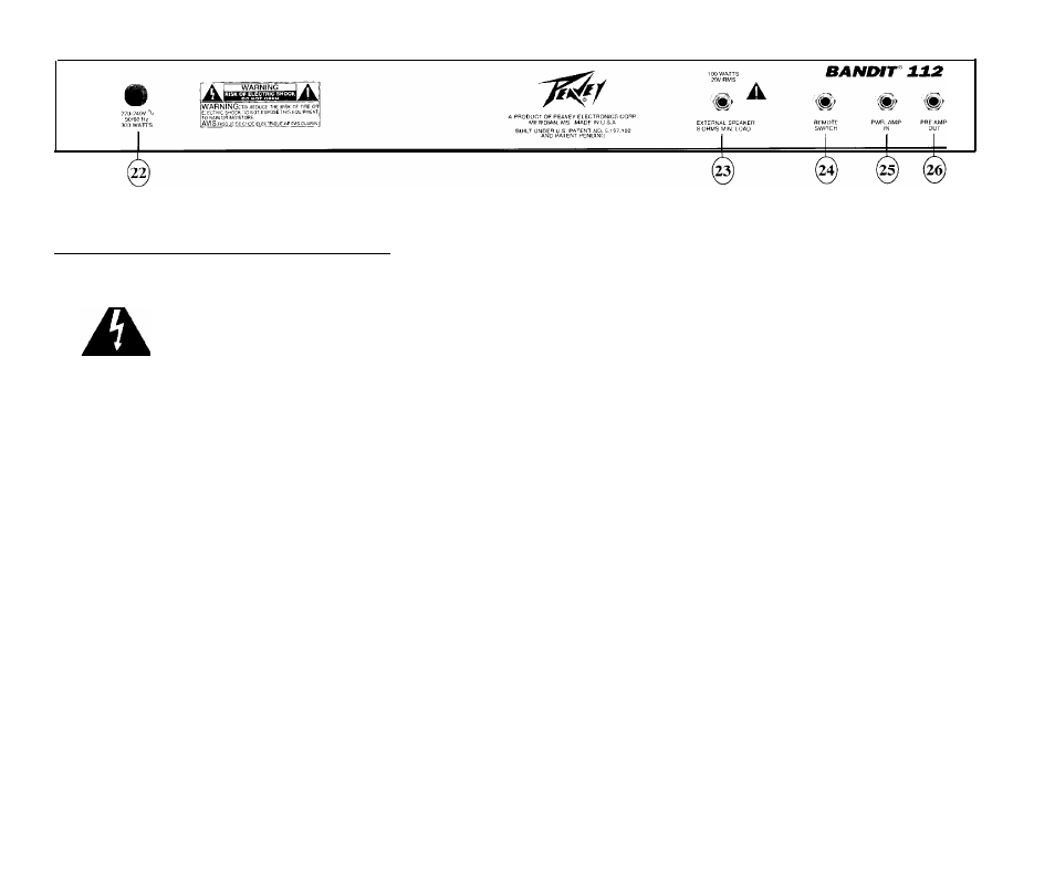 Peavey Bandit 112 User Manual | Page 17 / 20