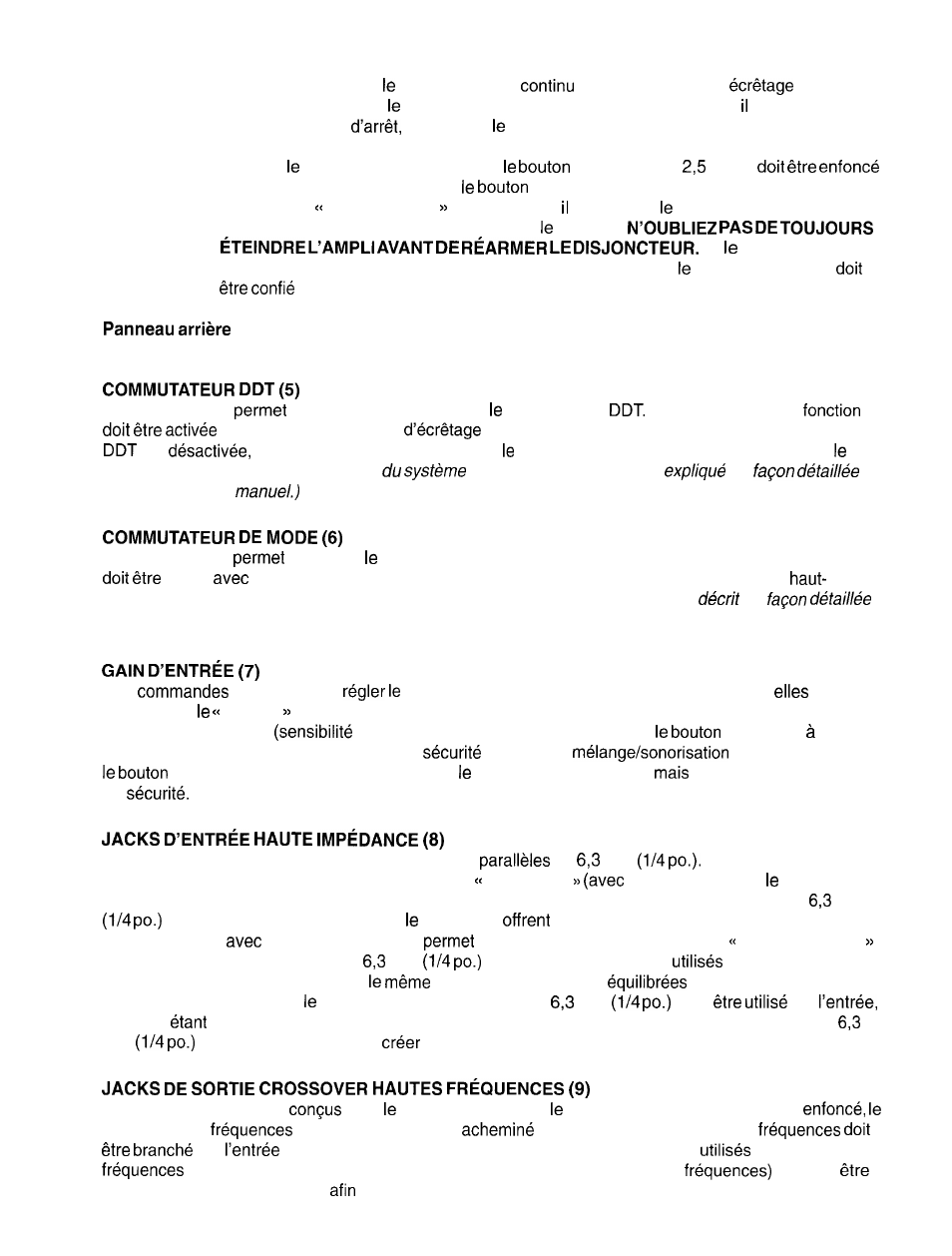 Peavey PV 2000 User Manual | Page 17 / 28