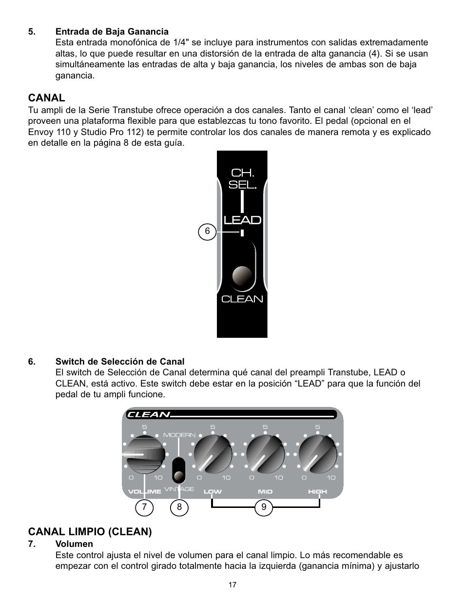 Peavey Studio Pro 112 User Manual | Page 17 / 48