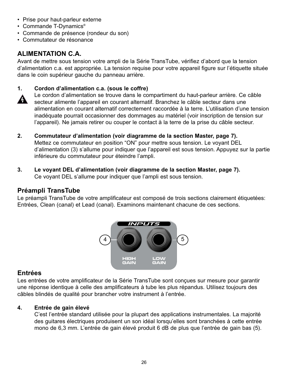 Peavey Studio Pro 112 User Manual | Page 26 / 48