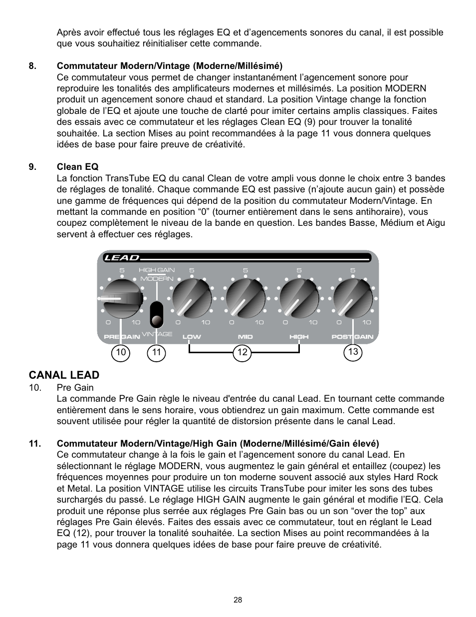 Peavey Studio Pro 112 User Manual | Page 28 / 48