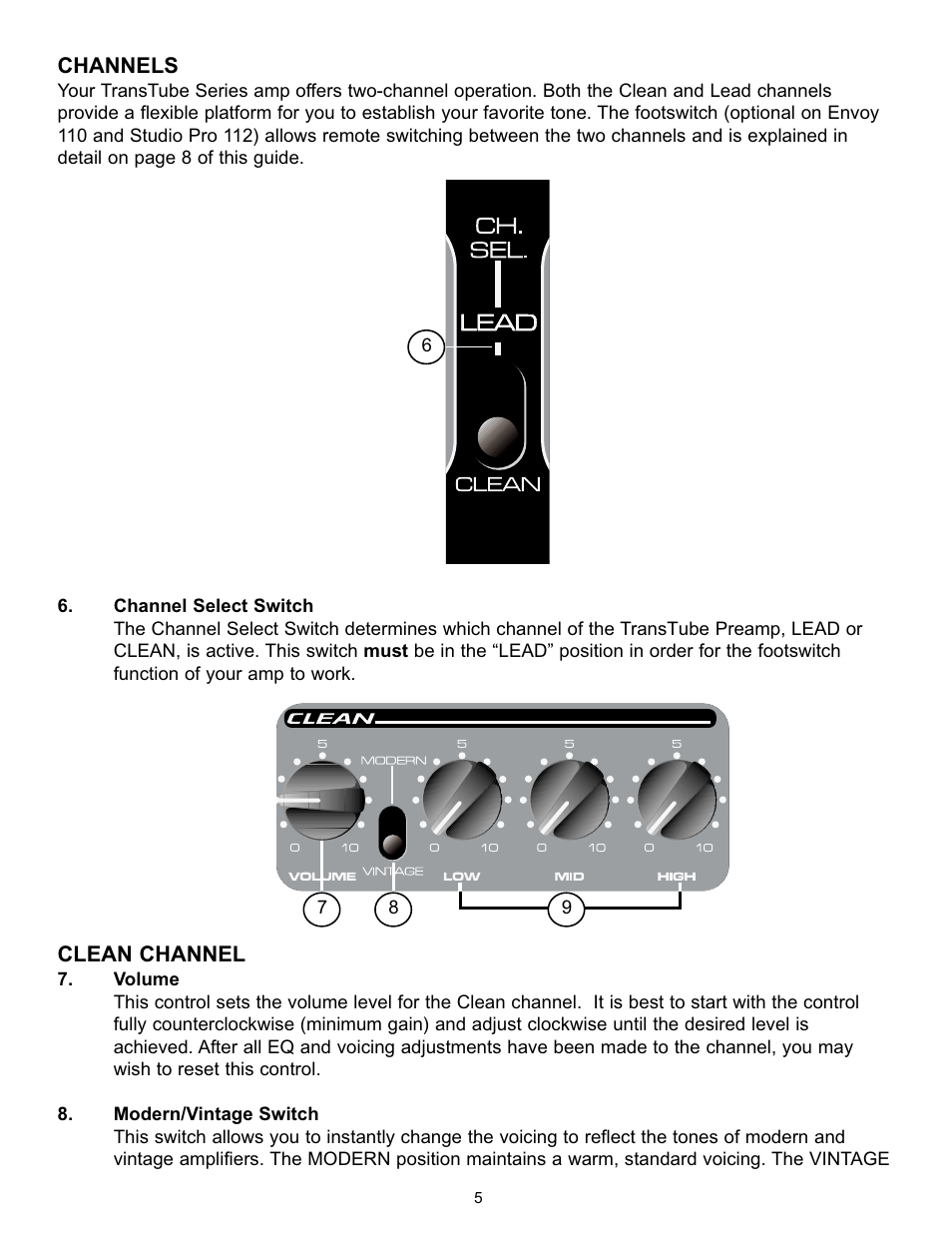 Peavey Studio Pro 112 User Manual | Page 5 / 48